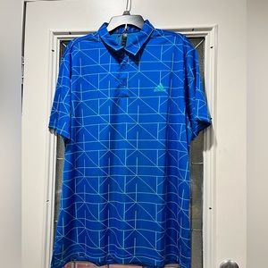 - Mens adidas Jacquard polo